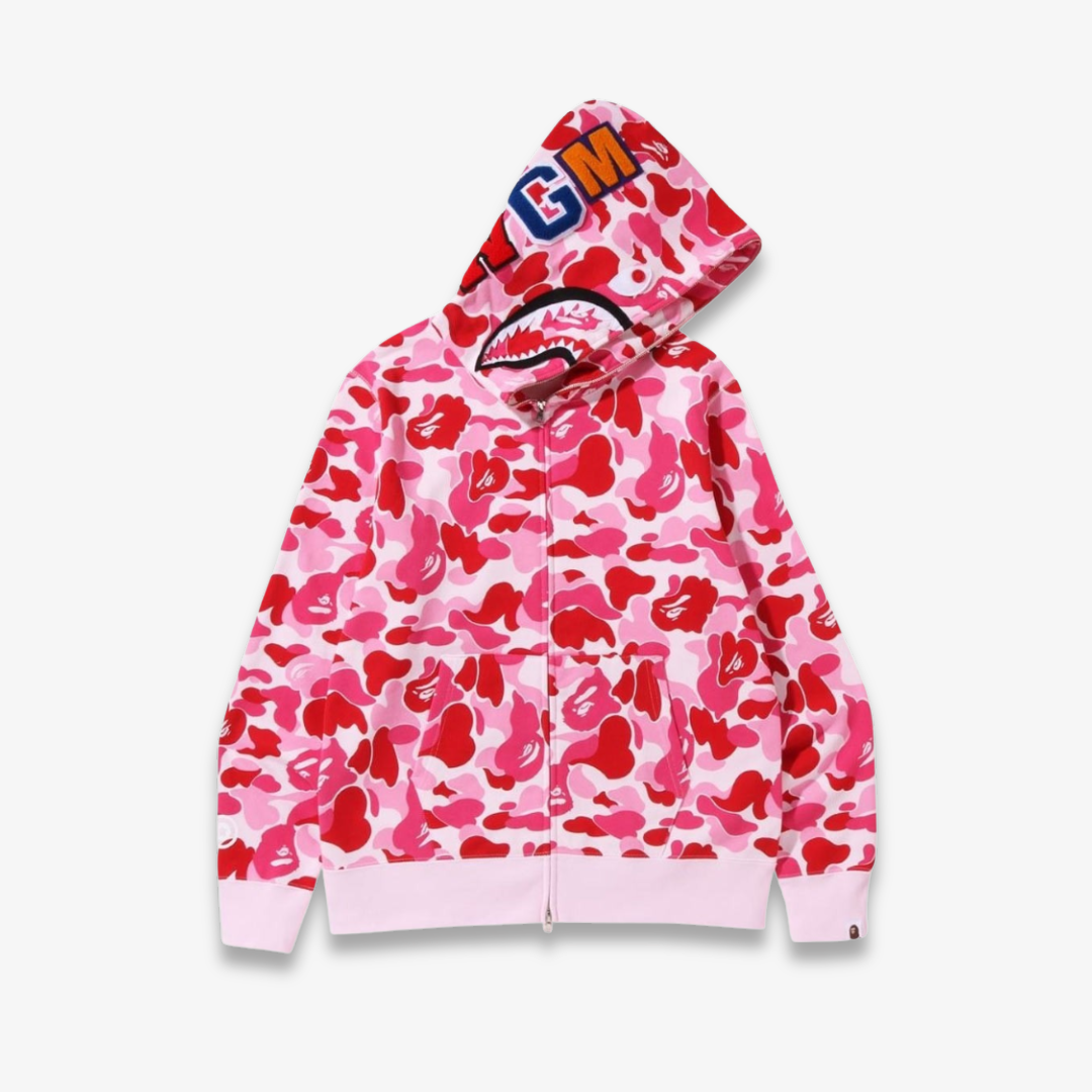 BAPE PINK CAMO HOODIE