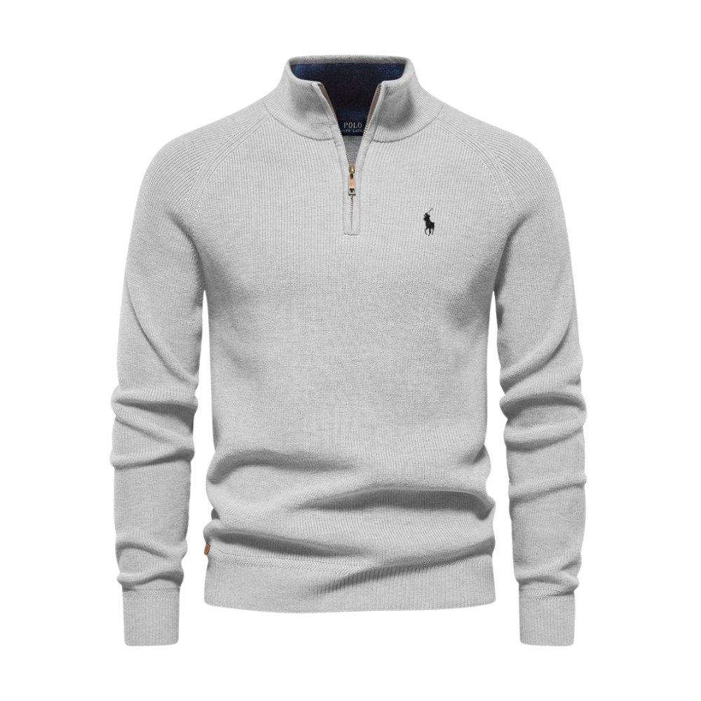 Essential Quarter-Zip Polo Sweater