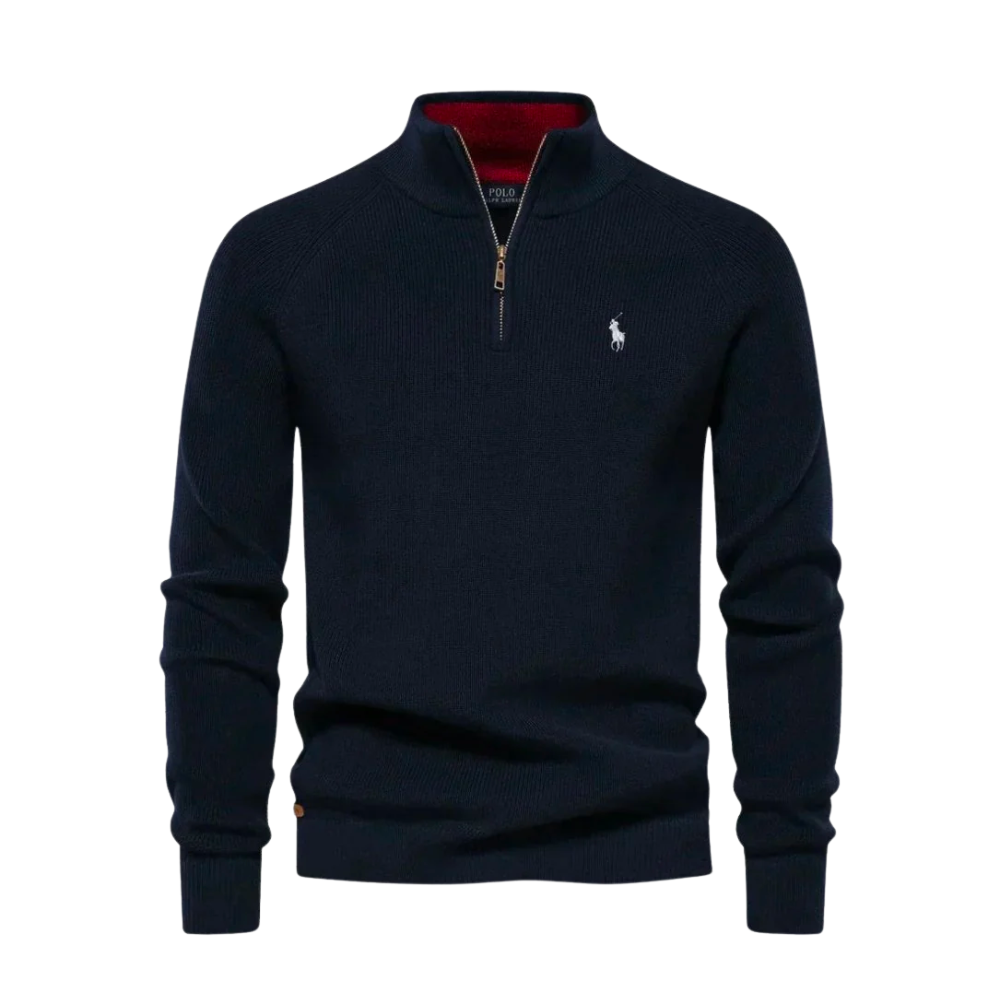 Essential Quarter-Zip Polo Sweater