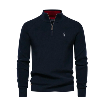 Essential Quarter-Zip Polo Sweater