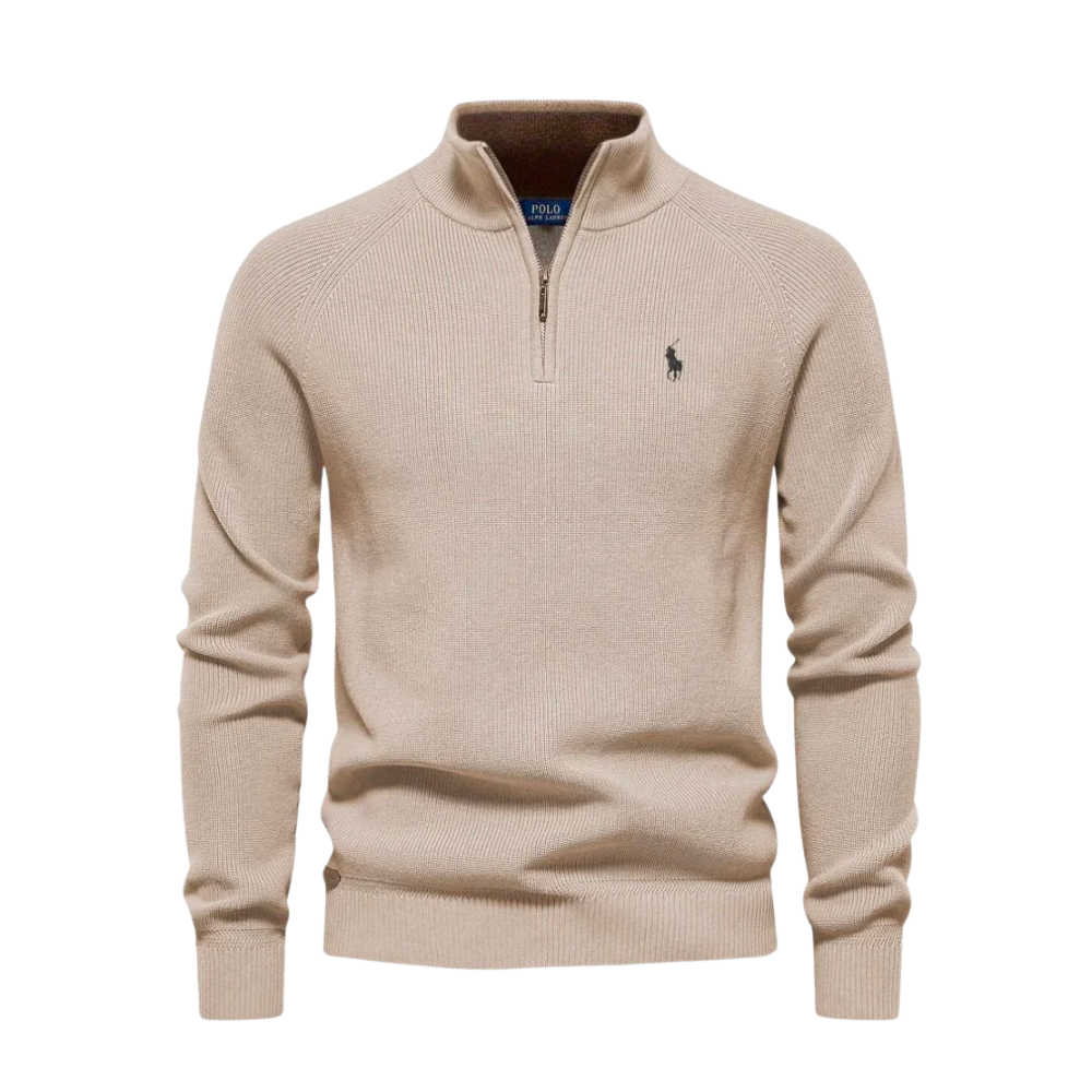Essential Quarter-Zip Polo Sweater