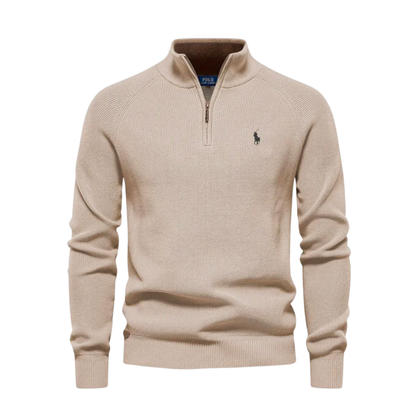 Essential Quarter-Zip Polo Sweater